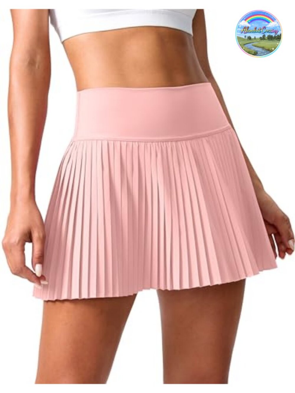 Pleated Tennis Skirt with Pockets High Waisted Athletic Golf Skort